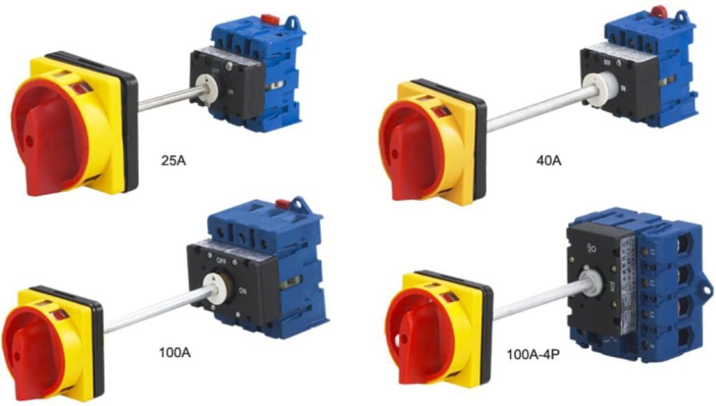 Rotary Switches (Remote) LW30 GLD11 3P4P 20A100A Denor Modular